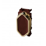 Modulo Campainha Cigarra (som) - Dicompel Novara Marrom Fosco Gold 